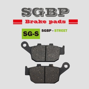 [SGBP] 존테스 350D 세미메탈 브레이크패드 [앞 뒤 선택], 뒤 패드 BP-160, 1세트