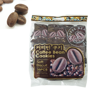 커피빈 쿠키 600g 대용량쿠키 개별포장과자 사무실간식 커피쿠키, 20g, 30개