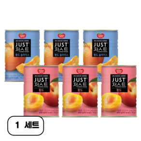 동원 황도 2절 400g x 6p + 슬라이스 400g x 6p, 1세트