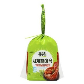 풀무원 사계절 아삭 고운양념 포기김치 (4kg)