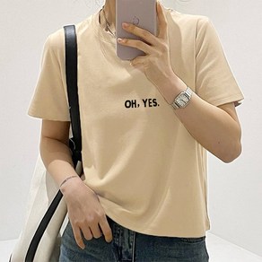 오예스 프린팅 반팔티(11color) 반팔 캐주얼 데일리룩