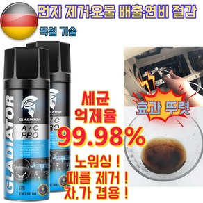 GBED 독일 차량 에어컨 에바크리닝 가족 겸용 내부 장식물 탈취 살균 세정제, 3개, 500ml