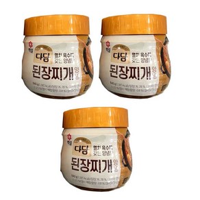 코스트코 CJ 다담 된장찌개 양념-일반박스 발송, 840g, 3개