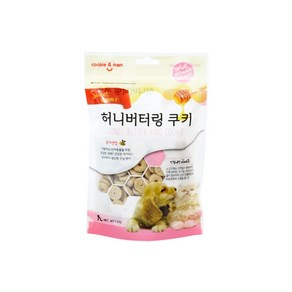 허니버터링쿠키 바베큐 110g 반려견강식 강아지 간식, 1개