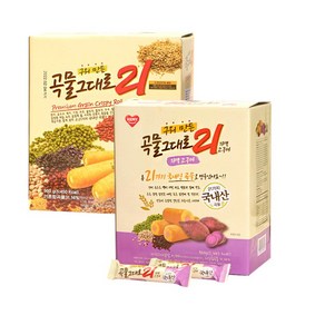 구워만든 곡물그대로21 오리지널 + 자색고구마 세트, 900g, 2개