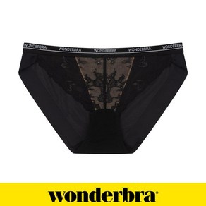 원더브라 WONDERBRA 플로럴 부스트 팬티1종 블랙