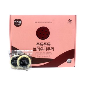 CJ 이츠웰 쫀득쫀득 브라우니쿠키 (20g 20개) [아이스박스+아이스팩], 1세트, 400g