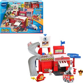 브이텍 Vtech 고 고 스마트 휠 레스큐 타워 파이어하우스 소방서 구조센터 플레이세트, 1개