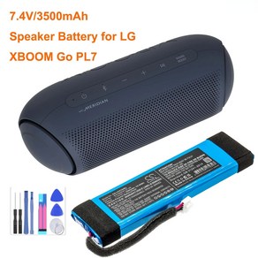 LG XBOOM Go PL7 용 스피커 배터리 EAC66836137-2S 3500mAh 25.90Wh