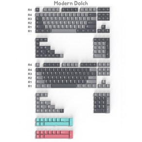 [신금형] NEW GMK Style 키캡 ABS 체리 이중사출 (11가지), 4. 모던돌치 (Moden Dolch)