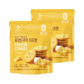 밸런스밀 프로틴쿠키 치즈맛 40g x2개