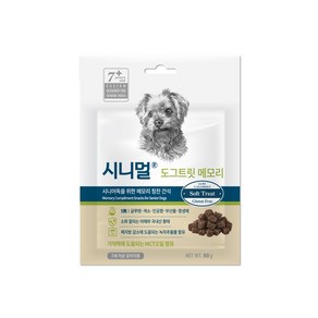 시니멀 도그트릿 메모리 80g 강아지 저알러지 저칼로리 칭찬 훈련 간식, 1개, 단품