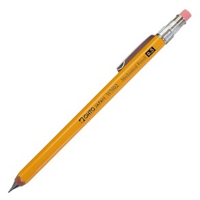 OHTO 목제 샤프 WN02 옐로, 0.5mm, 1개
