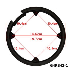자전거 mtb 도로 스프로킷 보호 크랭크 크랭크 가드 프로텍터 체인 휠 링 보호 커버 32 42 44 46 48 50 52t, g4b 42-1, 1개