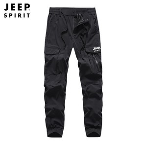 JEEP SPIRIT 지프 남성용 봄여름 아웃도어 스판 속건 트레이닝 조거팬츠 JP6323+사은품