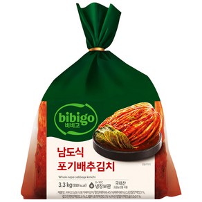 비비고 포기배추김치 더풍부한맛 3.3kg, 1개