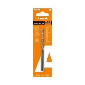 아임삭 AHB80-1P 콘크리트 해머 비트 8.0x100mm 1pcs, 1개