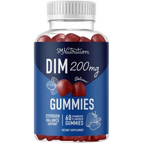 SMNutition DIM 보충제 200mg 60개입, DIM 젤리, 1개, 60정