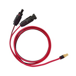 12AWG 태양열 패널 케이블 커넥터 XT60 암 어댑터와 태양열 충전 케이블, 0.6, 1개