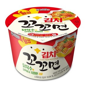 팔도 김치 꼬꼬면 왕컵 105g, 2개