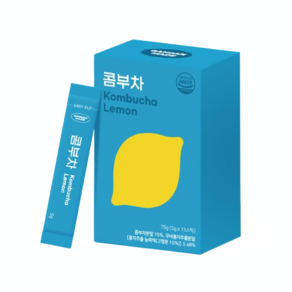 콤부차 레몬 - 가볍게 마시는 저칼로리 발효 콤부차, 5g, 15개입, 1박스
