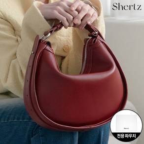 [Shetz 세르쯔] 투웨이 덤플링 데일리 소가죽 토트백 + 세르쯔 가방파우치