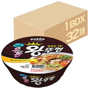 왕뚜껑 mini 우동, 80g, 32개