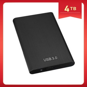 외장 하드 드라이브 지널 1TB 휴대용 SSD 디스크 USB 3.0 고속 빠른 파일 전송 500GB 노트북/데스크탑 스, 한개옵션1, 10 Black 4TB