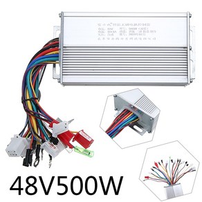 48V 500W 새로운 전기 자전거 액세서리 전자 자전거 스쿠터 브러시리스 DC 모터 속도 컨트롤러 긴 서비스 수명