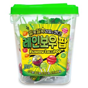 레인보우 팝 막대사탕 60p, 1개, 900g