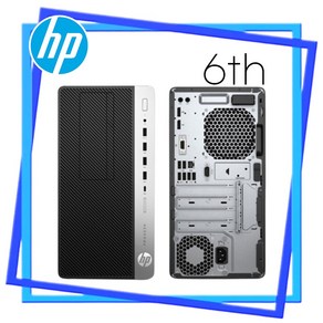 HP 중고컴퓨터 마이크로타워 PoDesk 600 G3 i3-6100 8GB SSD120GB HDD500GB GT620, 블랙, 600 G3 MT, 120GB, WIN10 Home