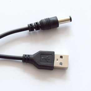 5.5파이 USB 전원잭 케이블 (80cm/DC5V용), 1개, 1개