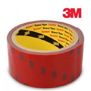 3M 자동차용 폼 양면테이프 회색 48mm 몰딩테이프 3M몰딩 3M테이프, 1개