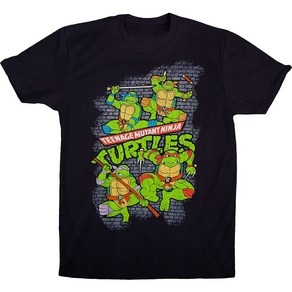 ROCKPANDA TMNT Feasome Fighting Team 반팔티