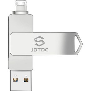 JSL JDTDC Apple Mfi 인증 128GB 아이폰 포토스틱 메모리 사진 비디오용 USB 저장 iPad 외장 iPhone 스토리지 iPad용 iPone 플래시 드라이브 Th, 128GB_silve, 1개