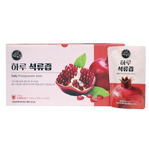 제주농장 하루석류즙, 120개, 80ml