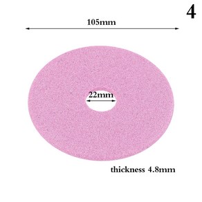 전기 체인톱 숫돌 다이아몬드 그라인딩 휠 두께 3 2mm 4 8mm 절단 및 체인 톱 톱니 그라인딩 휠, A4, 1개, 4) A4