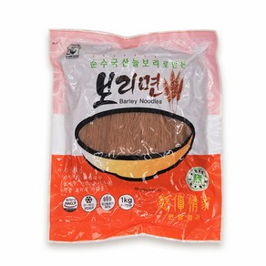 순수 국산 늘보리로 만든 보리면500g 잔치국수 비빔국수 콩국수 냉면 사리용, 1개, 500g