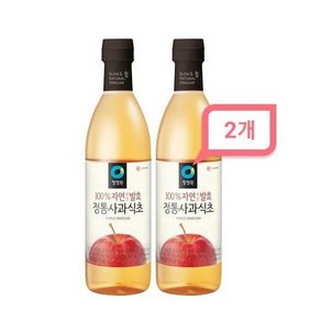 청정원 정통 사과식초 470ml x 2개, 8개