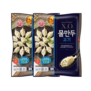 오뚜기 초딩입맛 포화상태 엑소만두 X.O. 물만두 378g X 2개 강력추천 떡만두국 2개입, 1개