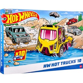 핫휠 Hot Wheels 장난감 자동차 경주용 10팩 콜벳 람보르기니 맥라렌, 10팩 트럭, 1개