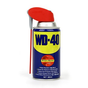 WD-40 방청윤활제 원터치 스트로우타입 360ml 녹방지 녹제거 윤활유 부식 잡음 방지