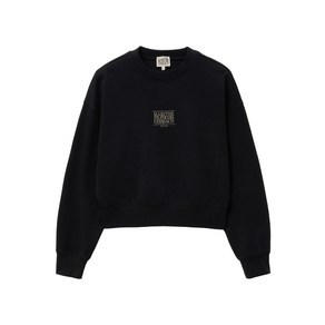 [국내매장판] MARITHÉ W NEW CLASSIC LOGO SWEATSHIRT black 167804