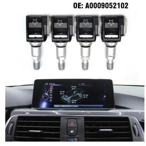 자동차 타이어 압력 모니터 센서 TPMS 메르세데스 벤츠 E 클래스 E300 E400 CLS A257 W213 S213 4 개