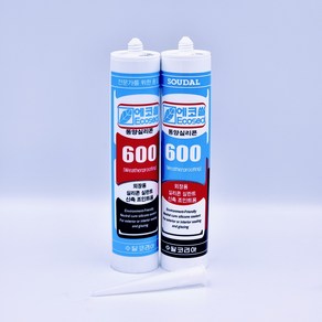 Ecoseal 에코씰600 렉산용 외장신축조인트 외부 조립식판넬 렉산용 영구적탄성, 투명, 1개