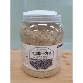 그린빈선식 얼음동동보리왕미숫가루1.5kg 국산100%통곡물을 스팀으로 찐 기가막히게 부드럽고 고소한 명품미숫가루, 1개, 1.5kg