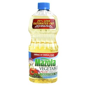 Mazola 베지터블 앤 카놀라 오일 플러스, 1개, 1.18L