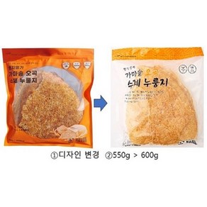 명지명가 가마솥 오곡 수제 누룽지 600g 백미 찹쌀 보리 귀리 현미 혼합 누룽지