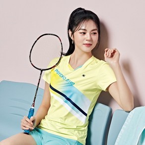 여성 스포츠 기능성 반팔 라운드 그래픽 티셔츠 운동복 상의 탁구 배드민턴 Tennis 요가 필라테스 스쿼시 볼링 러닝 등산 캠핑 조깅 6007