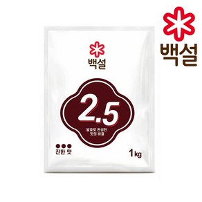 백설 발효 조미료2.5 1kg/ 바이오 핵산, 1kg, 1개